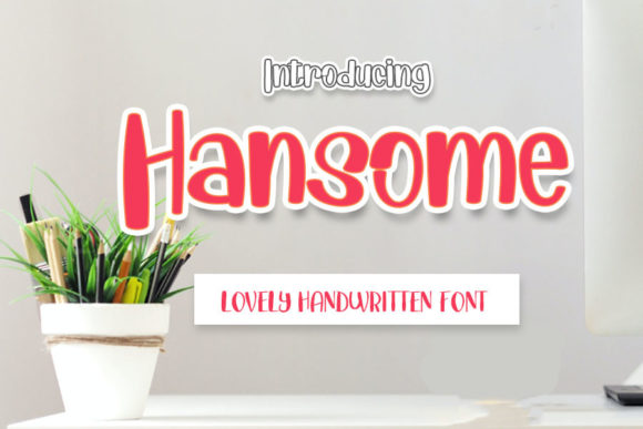 Handsome Font Poster 1