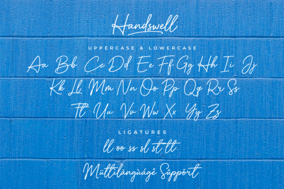 Handswell Font Poster 1