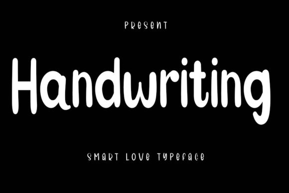 Handwriting Font Poster 1