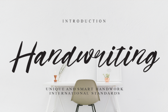 Handwriting Font Poster 1