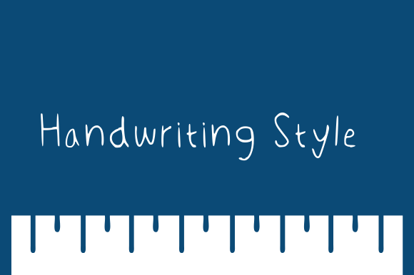 Handwriting Style Font Poster 1