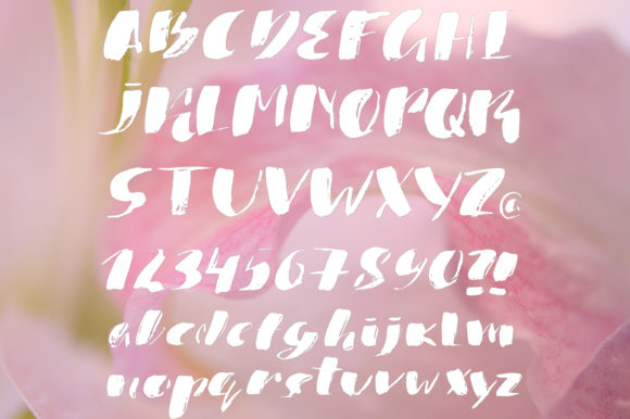 Handwritten Trio Font Poster 5