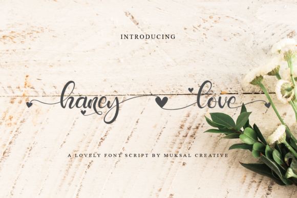 Haney Love Font