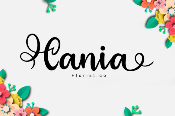 Haney Lovely Font Poster 5