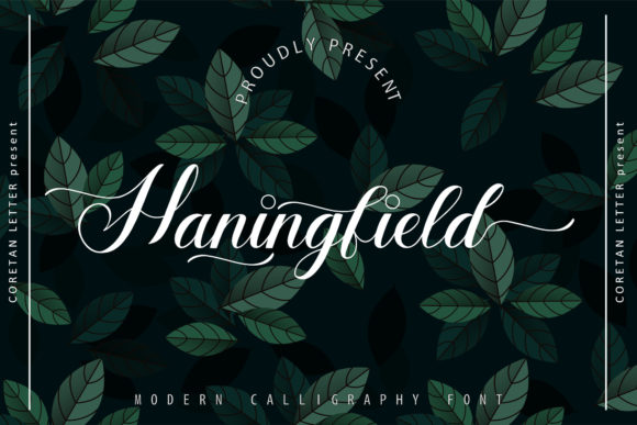 Haningfield Font Poster 1