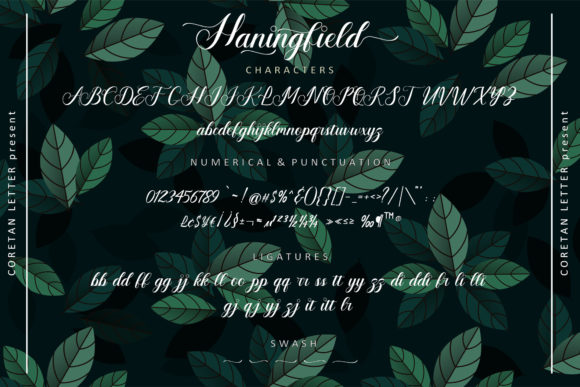 Haningfield Font Poster 10
