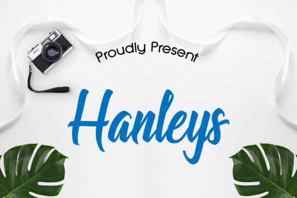 Hanleys Font Poster 1