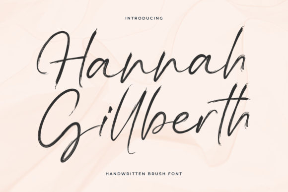 Hannah Gillberth Font Poster 1
