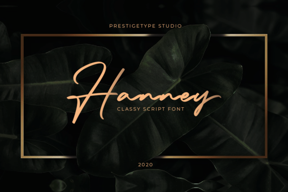 Hanney Font Poster 1