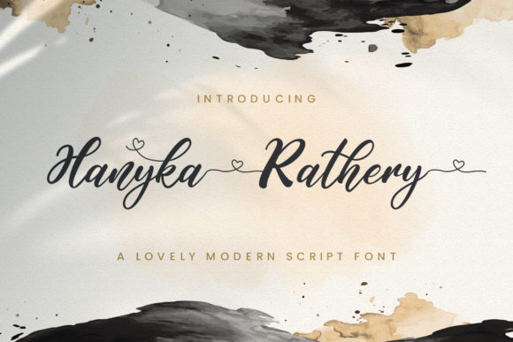 Hanyka Rathery Font Poster 1