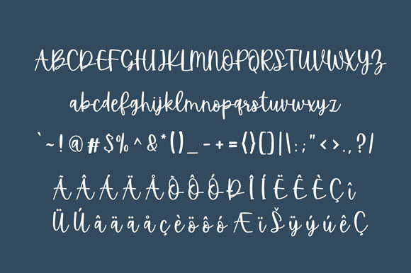 Happiness Font Poster 3