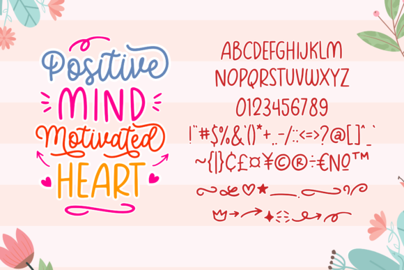 Happiness is Homemade Font Poster 2