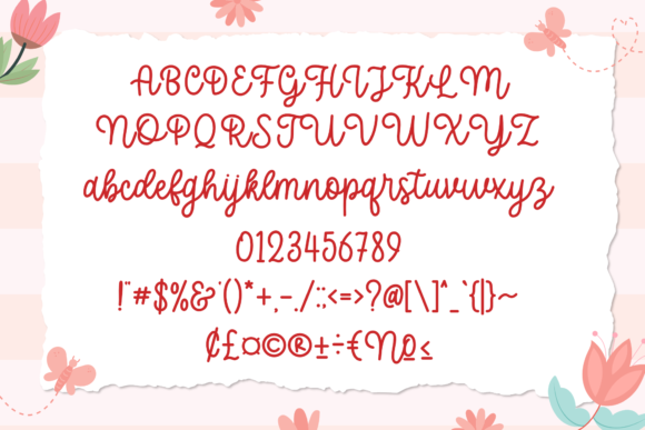 Happiness is Homemade Font Poster 3