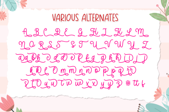 Happiness is Homemade Font Poster 6
