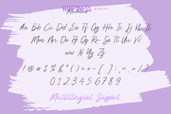 Happiness Machine Duo Font Poster 11