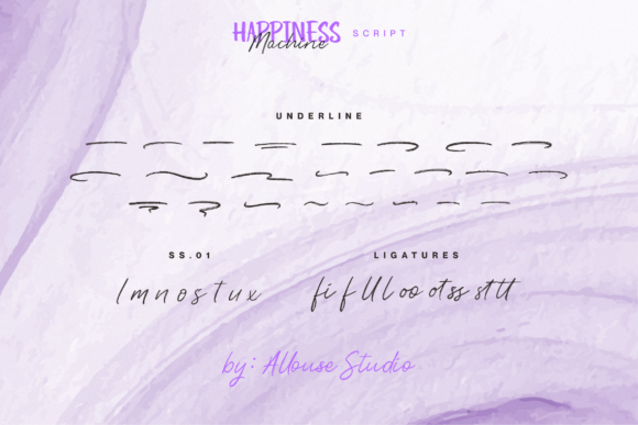 Happiness Machine Duo Font Poster 12
