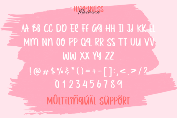 Happiness Machine Duo Font Poster 10