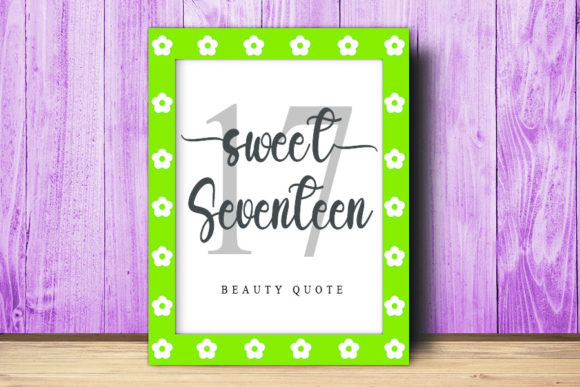 Happy Birthday Font Poster 3