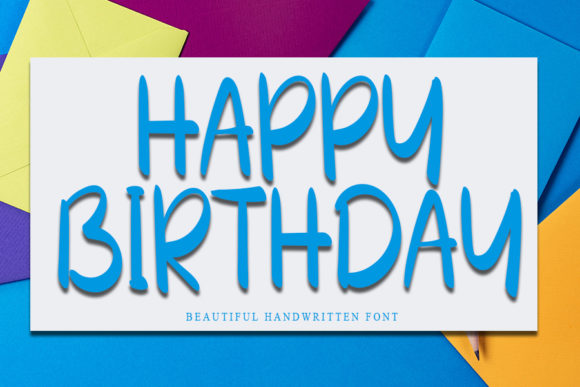 Happy Birthday Font