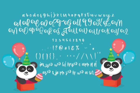 Happy Birthday Font Poster 5