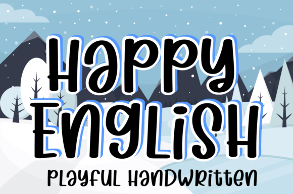 Happy English Font