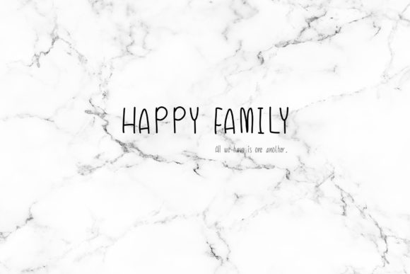 Happy Family Font Poster 1