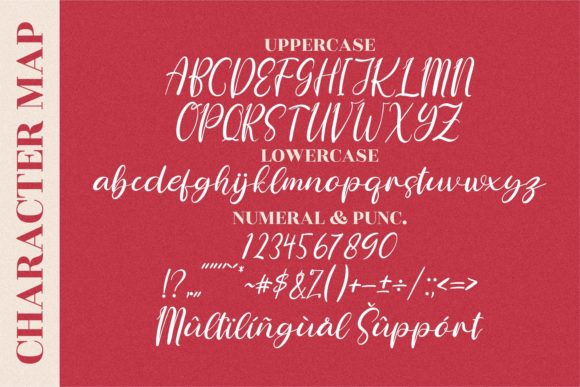 Happy Floral Font Poster 2