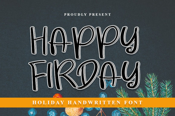 Happy Friday Font Poster 1