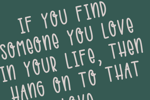 Happy Holiday Font Poster 3