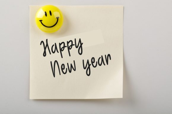 Happy January Font Poster 2