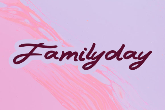 Happy Lovely Font Poster 2