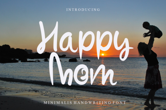 Happy Mom Font Poster 1