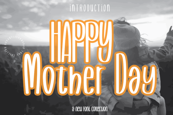 Happy Mother Day Font Poster 1
