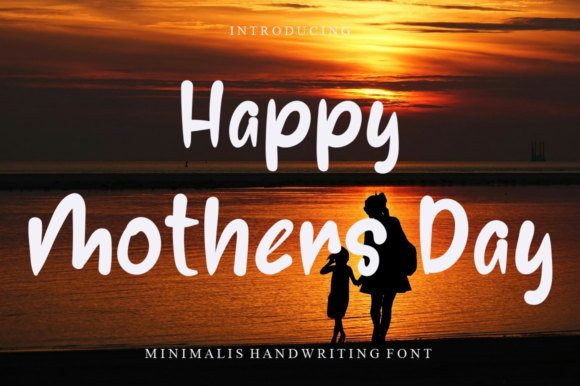 Happy Mothers Day Font Poster 1