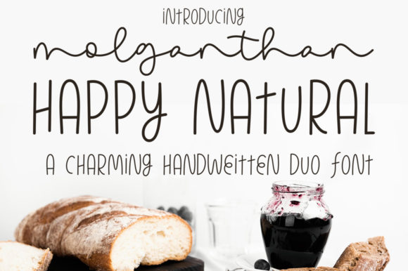 Happy Natural Font Poster 1