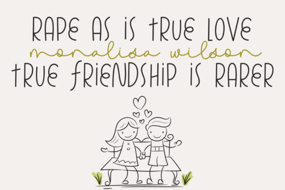 Happy Natural Font Poster 6