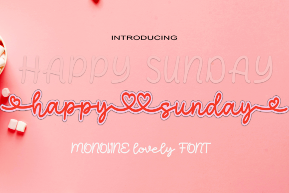 Happy Sunday Font Poster 1