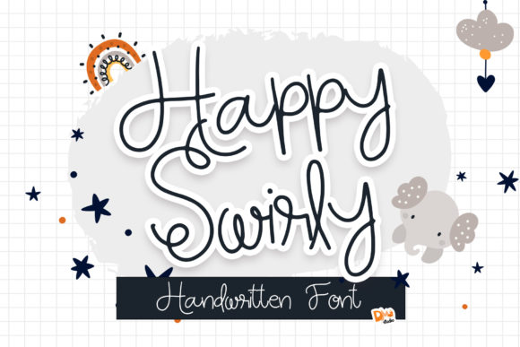 Happy Swirly Font