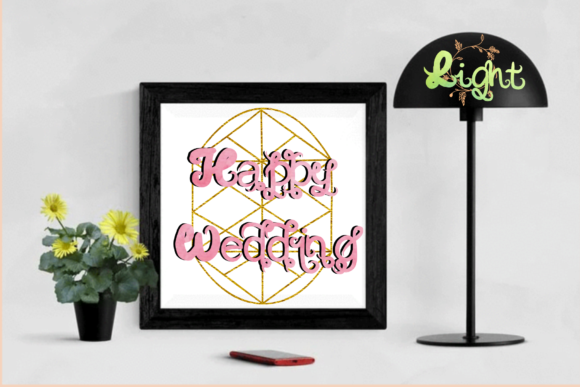 Happy Wedding Font