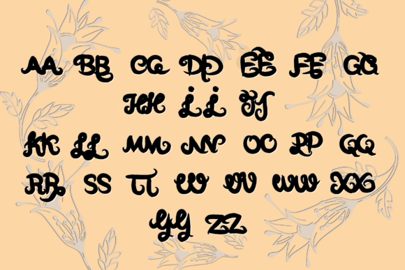 Happy Wedding Font Poster 2