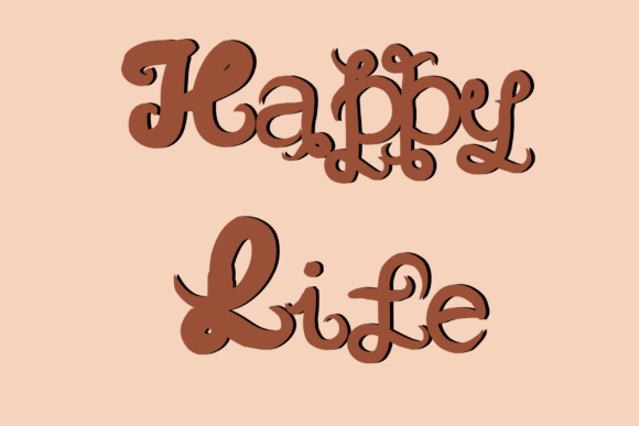 Happy Wedding Font Poster 9