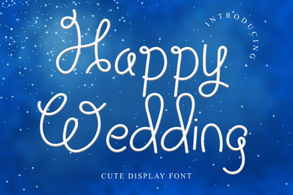 Happy Wedding Font