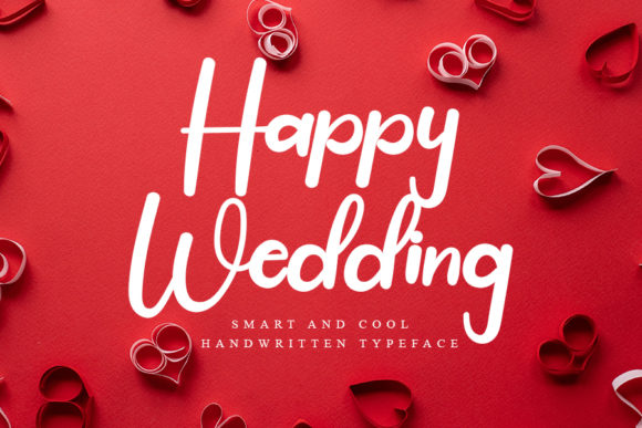 Happy Wedding Font