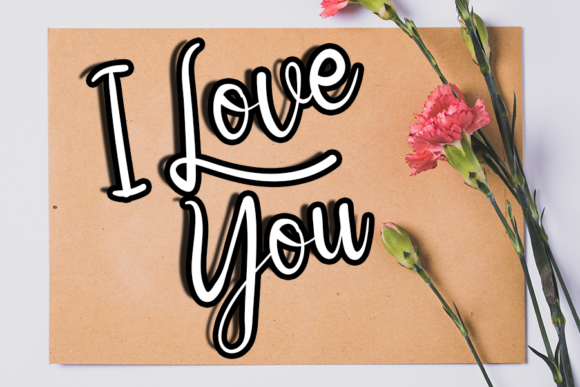 Happy Wedding Font Poster 3