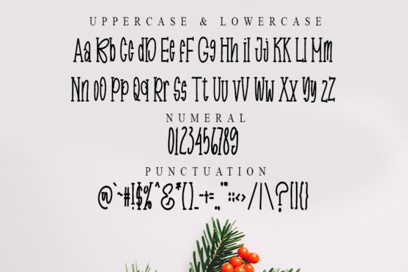 Happy Winter Font Poster 7