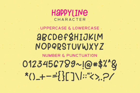Happyline Font Poster 6