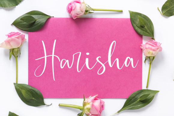 Harisha Font Poster 1