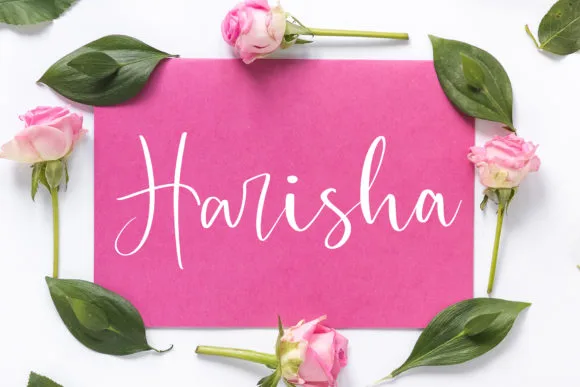 Harisha Font Harisha Font Poster 1
