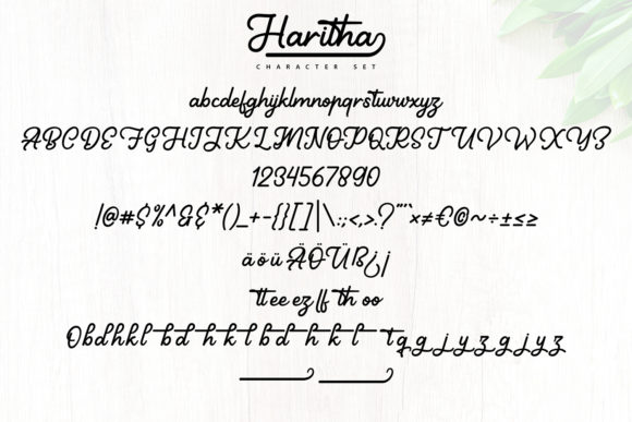 Haritha Font Poster 6