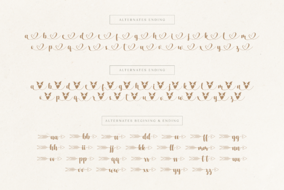 Harland Roselyn Font Poster 6